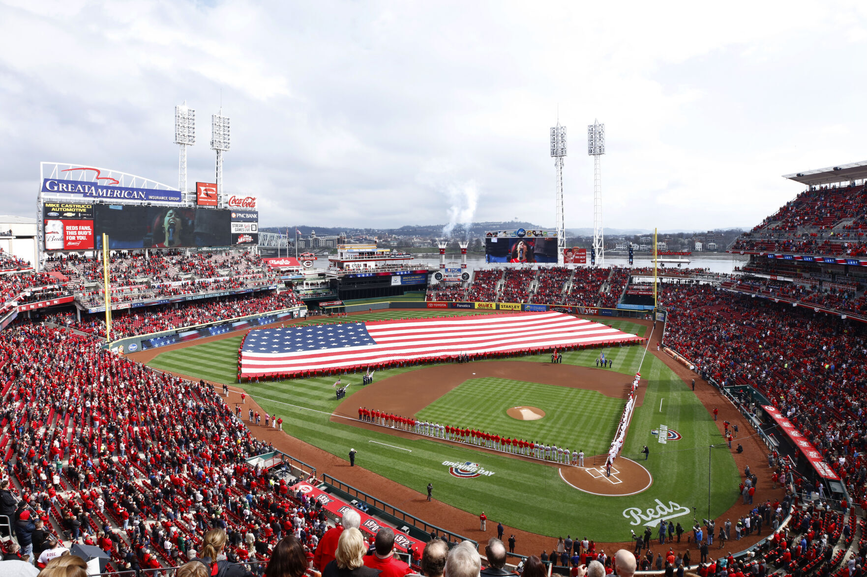 Opening day in Cincy